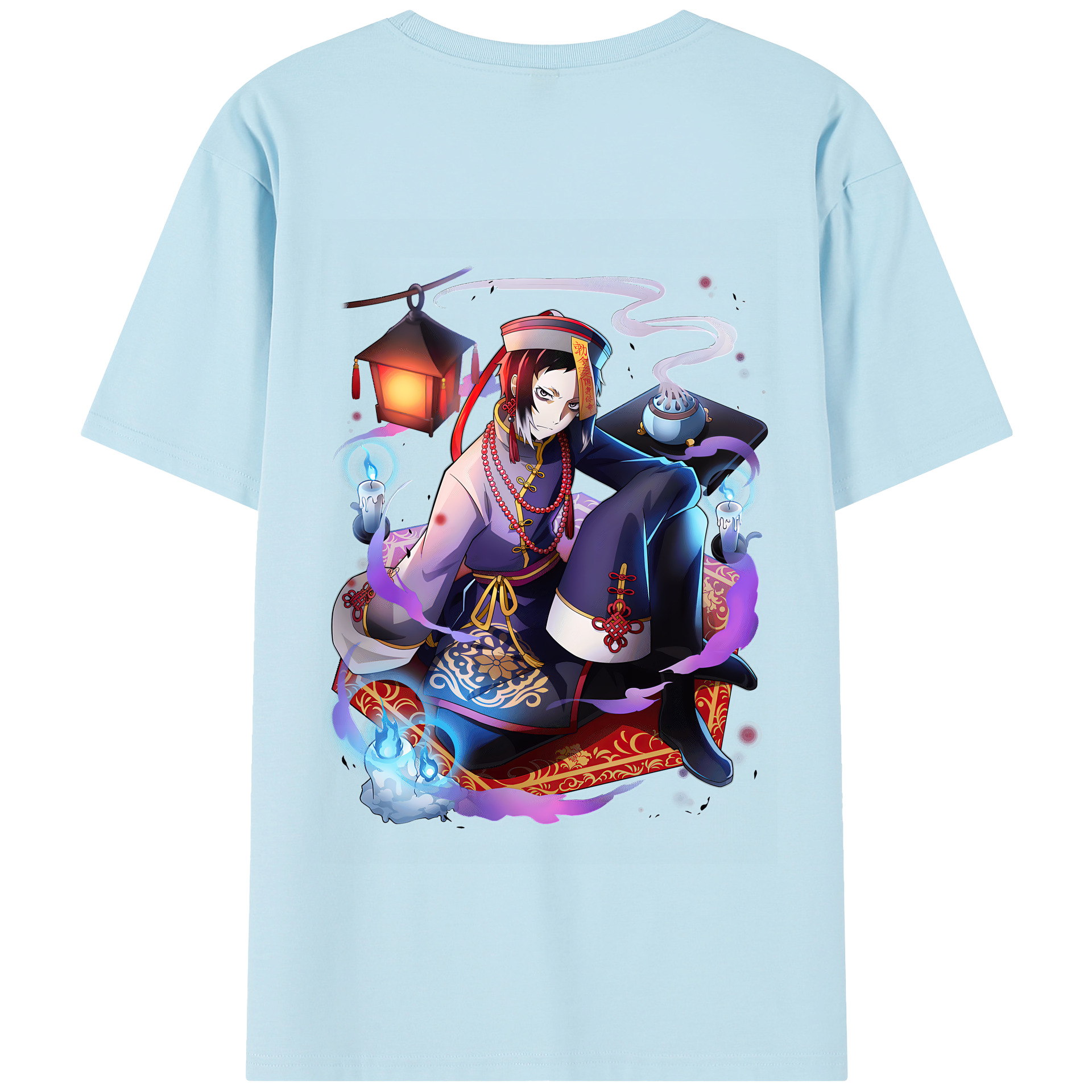 （画像用） 文豪ストレイドッグス Bungo Stray Dogs 綿100％半袖Tシャツ（背面プリント）
